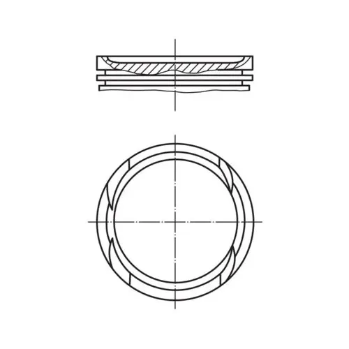 Dugattyú - MAHLE (011PI00112002)