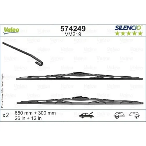 Törlőlapát - VALEO (VAL574249)