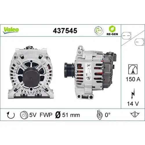 Generátor - VALEO (VAL437545)