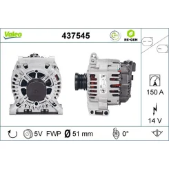Generátor - VALEO (VAL437545)
