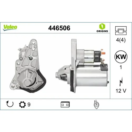 Önindító - VALEO (VAL446506)