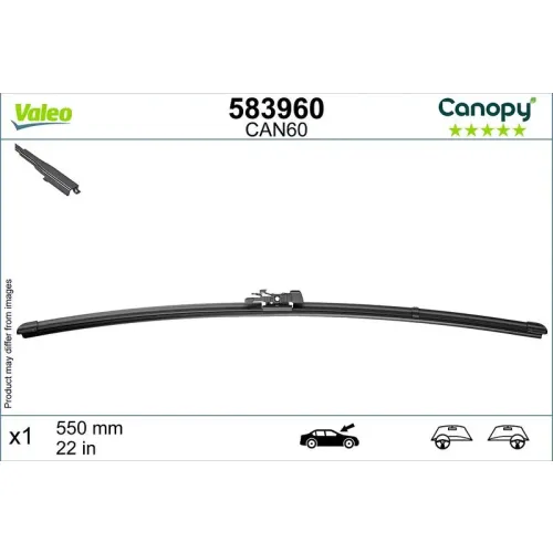 Törlőlapát - VALEO (VAL583960)