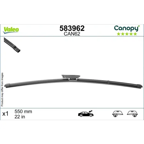Törlőlapát - VALEO (VAL583962)