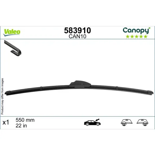 Törlőlapát - VALEO (VAL583910)