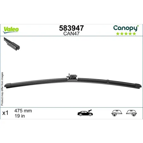 Törlőlapát - VALEO (VAL583947)