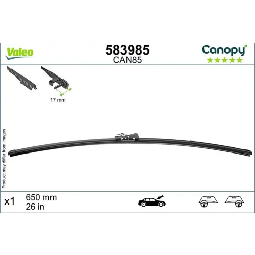 Törlőlapát - VALEO (VAL583985)