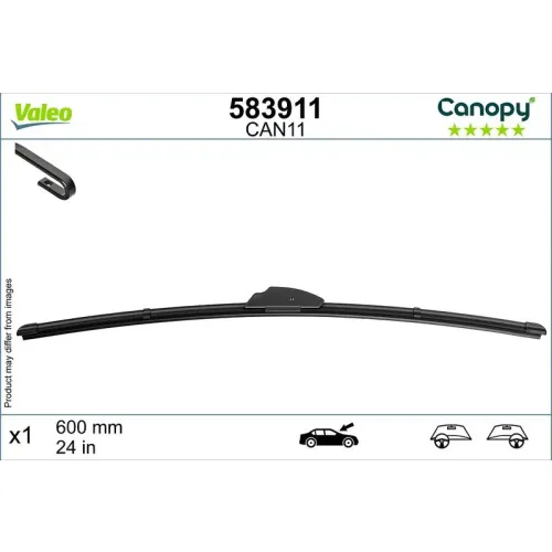 Törlőlapát - VALEO (VAL583911)