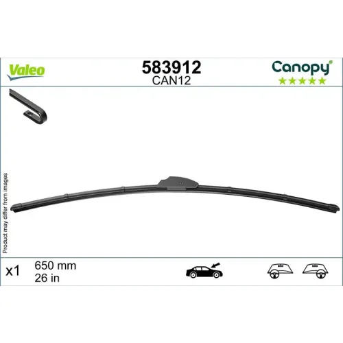 Törlőlapát - VALEO (VAL583912)