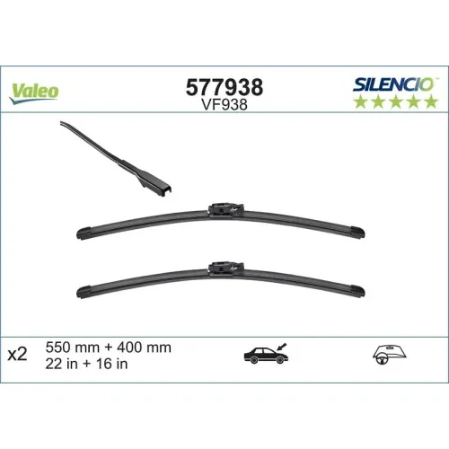 Törlőlapát - VALEO (VAL577938)