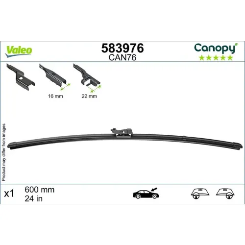 Törlőlapát - VALEO (VAL583976)