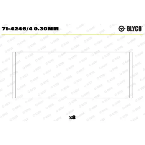 Hajtókar Csapágy - GLYCO (71-4246/4 0.30MM)