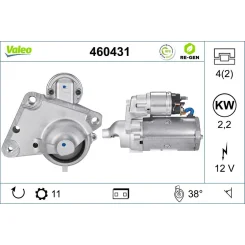 Önindító - VALEO (VAL460431)