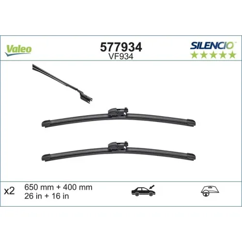 Törlőlapát - VALEO (VAL577934)