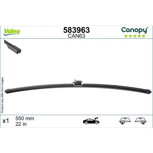 Törlőlapát - VALEO (VAL583963)