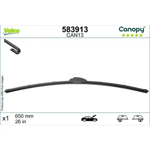 Törlőlapát - VALEO (VAL583913)