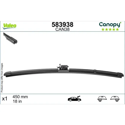 Törlőlapát - VALEO (VAL583938)