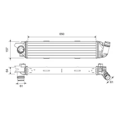 Intercooler Renault Vivaro Trafic Iii - VALEO (VAL818299)
