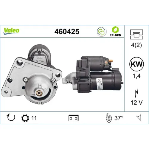Önindító - VALEO (VAL460425)