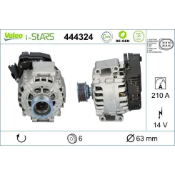 Rozrusznikoalternator Audi: Q7 3.0 Tdi, Q7 3.0 Tfsi, Q7 4.0 Tdi - VALEO (VAL444324)