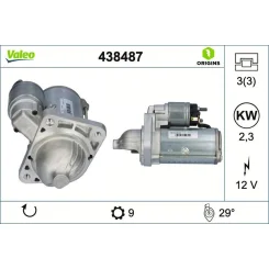 Önindító - VALEO (VAL438487)