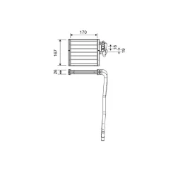 Hőcserélő, Belső Tér Fűtés Ford Ford Fiesta 6 - VALEO (VAL811510)