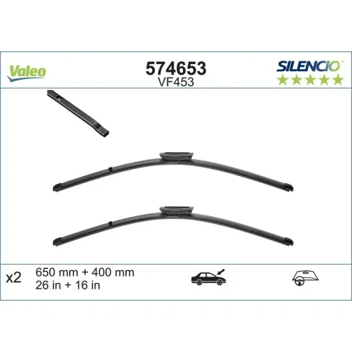 Törlőlapát - VALEO (VAL574653)