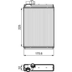 Hőcserélő, Belső Tér Fűtés Audi Audi A4 - VALEO (VAL811507)