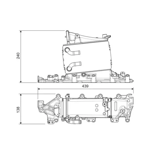 Intercooler Vw 1,6Tdi-2,0Tdi Golf Vii/Passat B8 - VALEO (VAL822935)