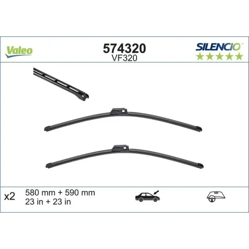 Törlőlapát - VALEO (VAL574320)