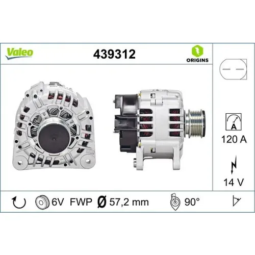 Generátor - VALEO (VAL439312)