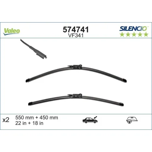 Törlőlapát - VALEO (VAL574741)
