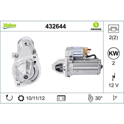 Önindító - VALEO (VAL432644)