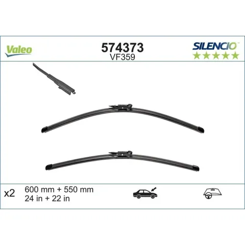 Törlőlapát - VALEO (VAL574373)