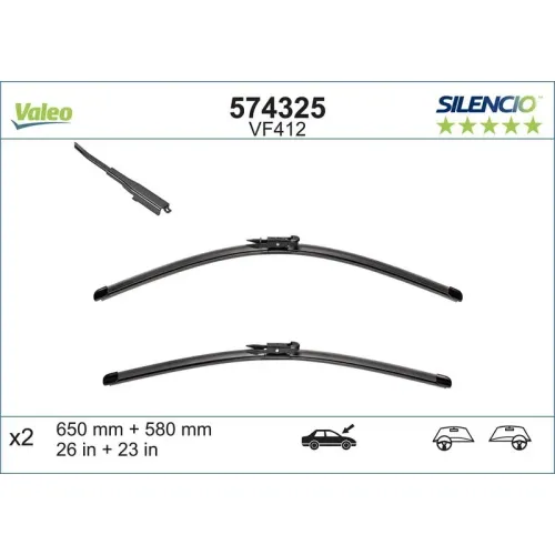 Törlőlapát - VALEO (VAL574325)