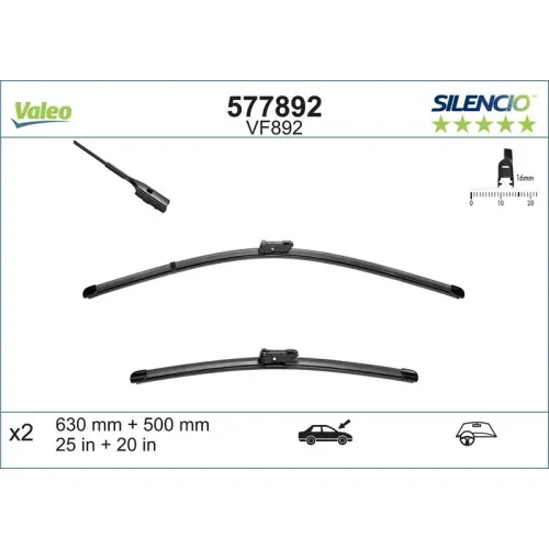 Törlőlapát - VALEO (VAL577892)