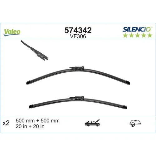 Törlőlapát - VALEO (VAL574342)