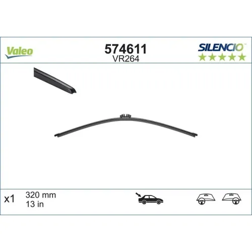Törlőlapát - VALEO (VAL574611)