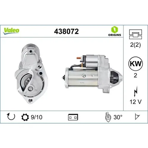 Önindító - VALEO (VAL438072)