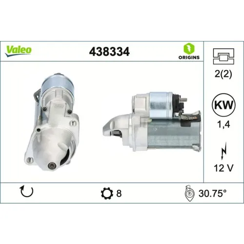 Önindító - VALEO (VAL438334)
