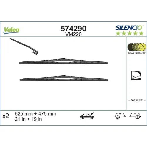 Törlőlapát - VALEO (VAL574290)