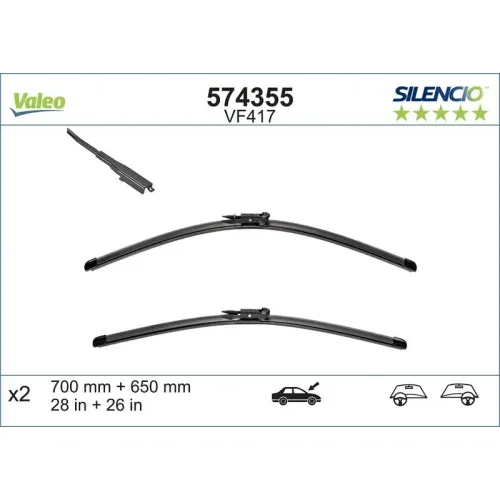 Törlőlapát - VALEO (VAL574355)