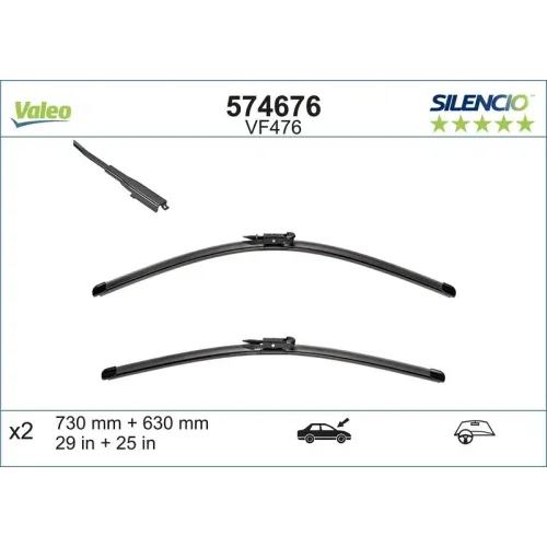 Törlőlapát - VALEO (VAL574676)