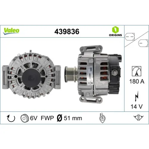 Generátor - VALEO (VAL439836)