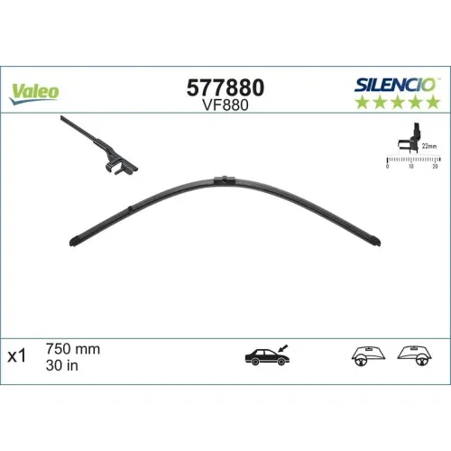 Törlőlapát - VALEO (VAL577880)
