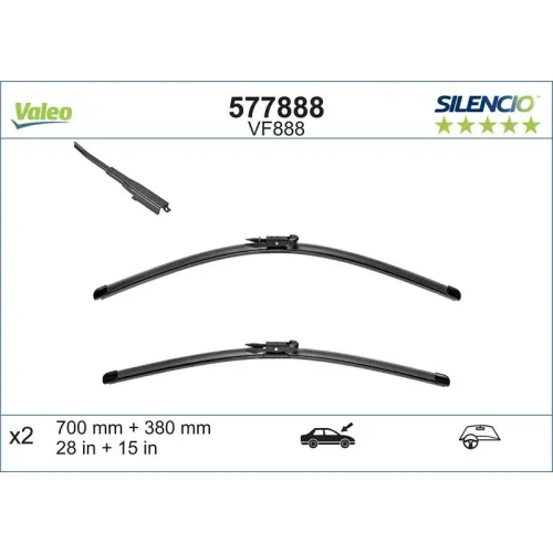 Törlőlapát - VALEO (VAL577888)