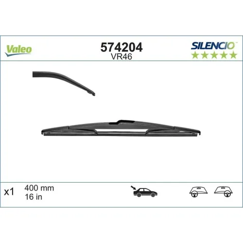 Törlőlapát - VALEO (VAL574204)