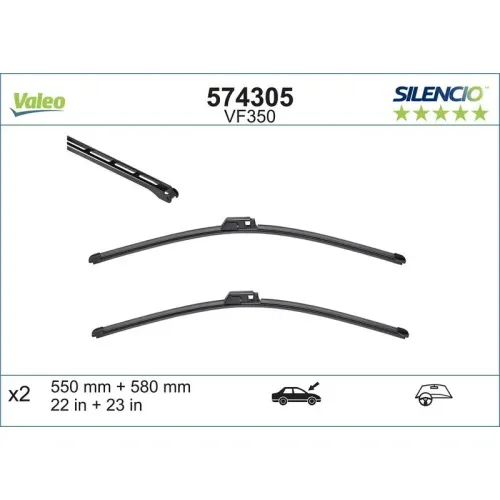 Törlőlapát - VALEO (VAL574305)