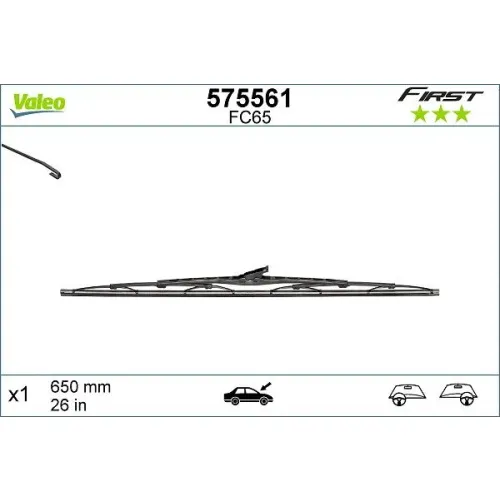 Törlőlapát - VALEO (VAL575561)
