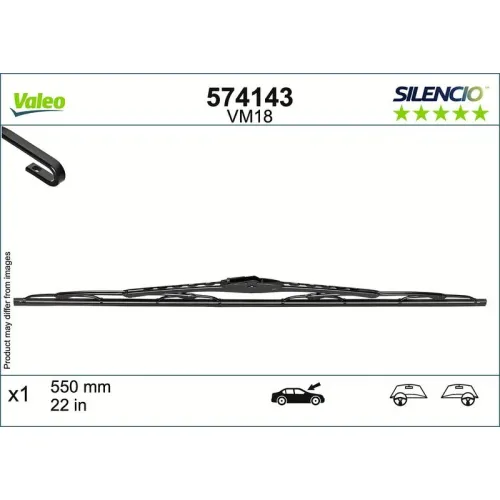 Törlőlapát - VALEO (VAL574143)