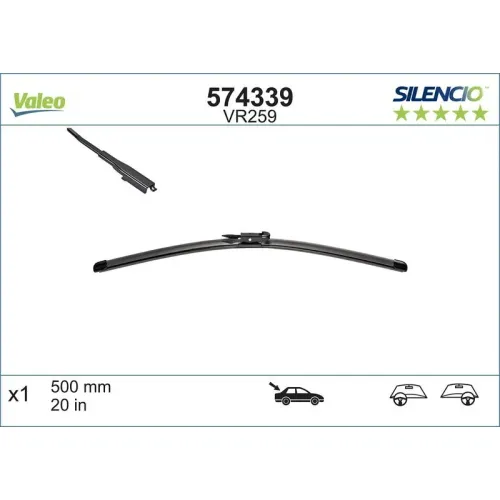 Törlőlapát - VALEO (VAL574339)